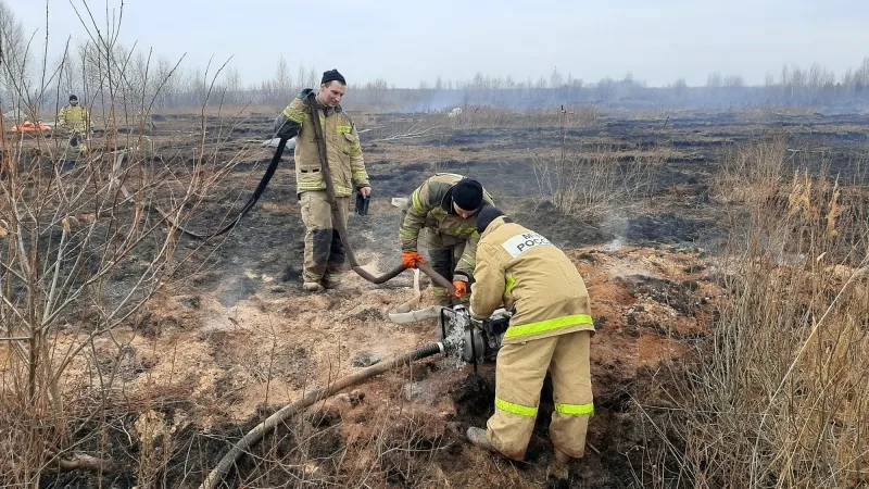 В Екатеринбурге стабилизируется обстановка с тлением торфяника