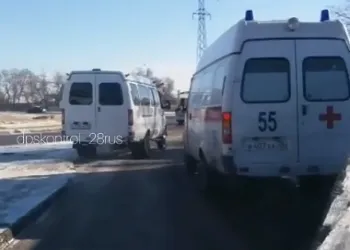 В Благовещенске произошло меньше ДТП, чем обычно, несмотря на снег