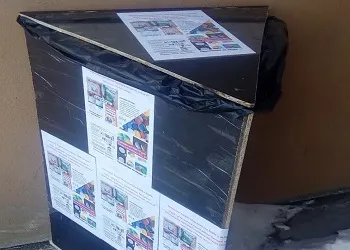 Благовещенцы сами оборудовали контейнер для раздельного сбора отходов